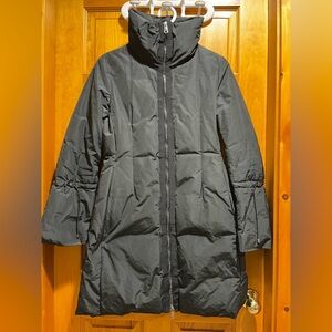Moncler Black Long Puffer Coat